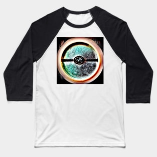 circle sphere, MOS, ART DECO, GEOMETRIC OP ART DESIGN Baseball T-Shirt